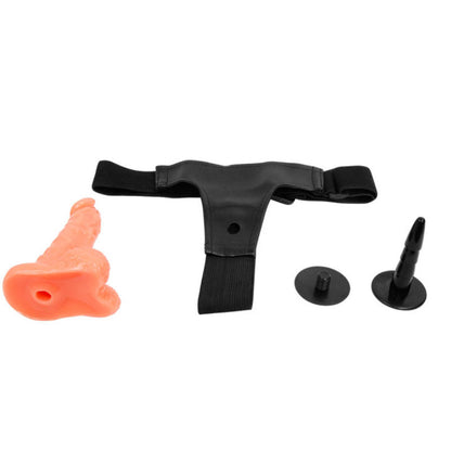 BAILE - HARNESS MIT REALISTISCHEM PENIS UND ULTRA LEIDENSCHAFTLICHEM VERSTELLBAREN HÖSCHEN 15,5 CM