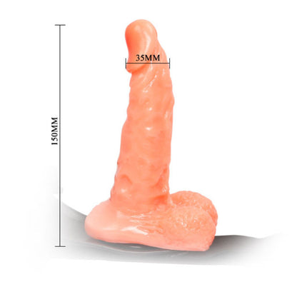 BAILE - HARNESS MIT REALISTISCHEM PENIS UND ULTRA LEIDENSCHAFTLICHEM VERSTELLBAREN HÖSCHEN 15,5 CM