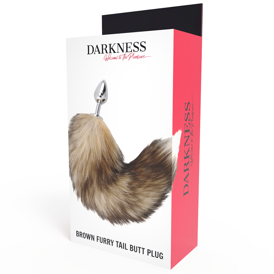 DARKNESS - SCHWANZ-BUTTPLUG SILBER
