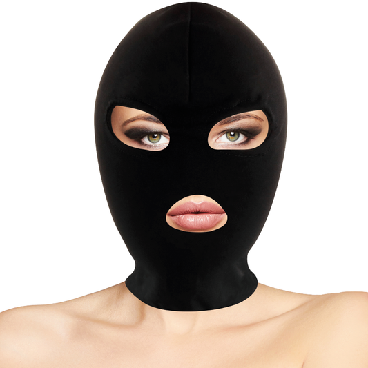 DARKNESS - BDSM SUBMISSION MASKE MUND UND AUGEN SCHWARZ