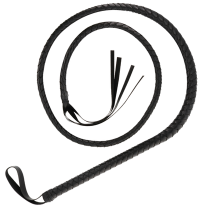 DARKNESS - SCHWARZE BONDAGE-PEITSCHE 210CM