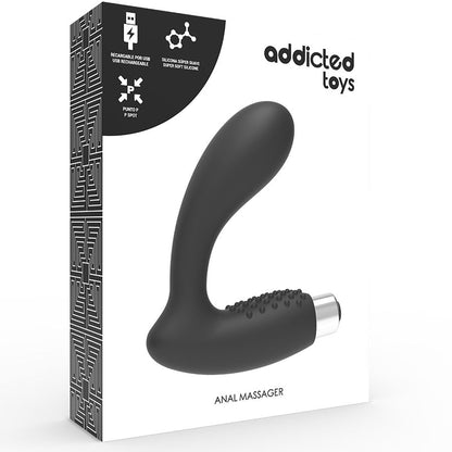 ADDICTED TOYS - PROSTATA-VIBRATOR, WIEDERAUFLADBAR, MODELL 5 - SCHWARZ