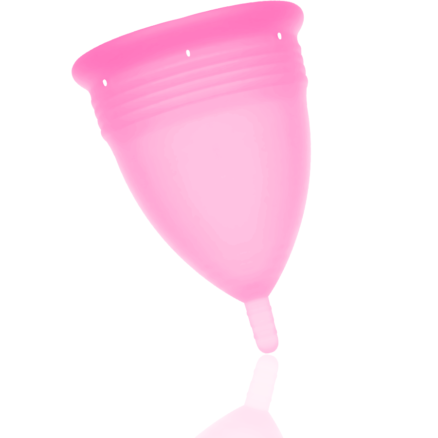 STERCUP – FDA-SILIKON-MENSTRUATIONSTASSE ROSA – GRÖSSE S