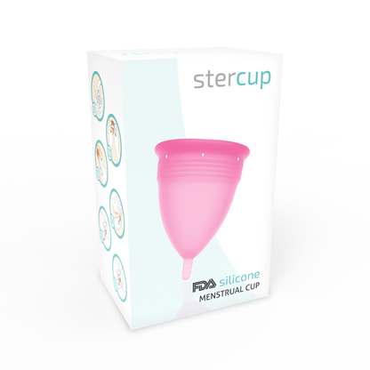 STERCUP – FDA-SILIKON-MENSTRUATIONSTASSE ROSA – GRÖSSE S