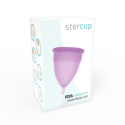 STERCUP - FDA SILIKON MENSTRUATIONSTASSE VIOLETT - GRÖSSE S
