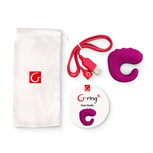 G-VIBE - FUN TOYS GRING VIBRATORRING XL SÜSSE HIMBEERE