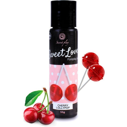 SECRETPLAY - KIRSCH-LOLLIPOP-GEL SÜSSE LIEBE 60 ML