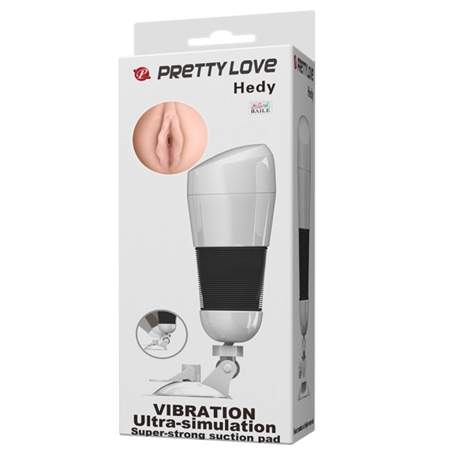 PRETTY LOVE - HEDY VAGINA-MASTURBATOR MIT VIBRATION
