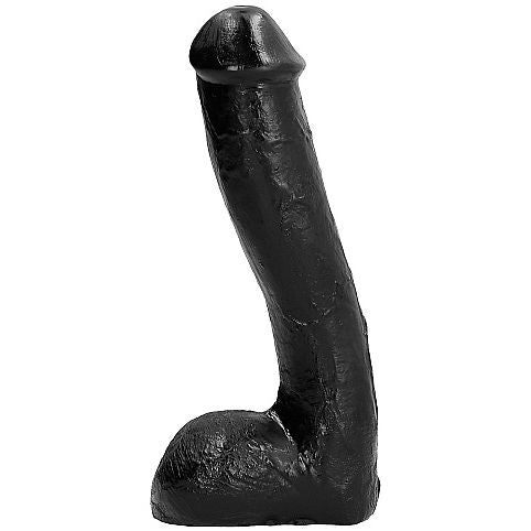 ALL BLACK - REALISTISCHER ANALPENE 23 CM