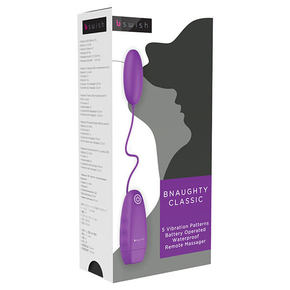 B SWISH - BNAUGHTY KLASSISCHE VIBRIERENDE KUGEL LILA