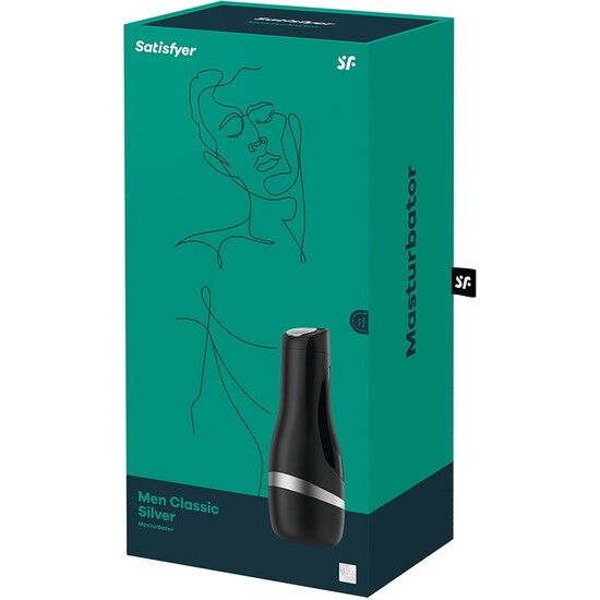SATISFYER - MASTURBATOR MEN CLASSIC SILBER