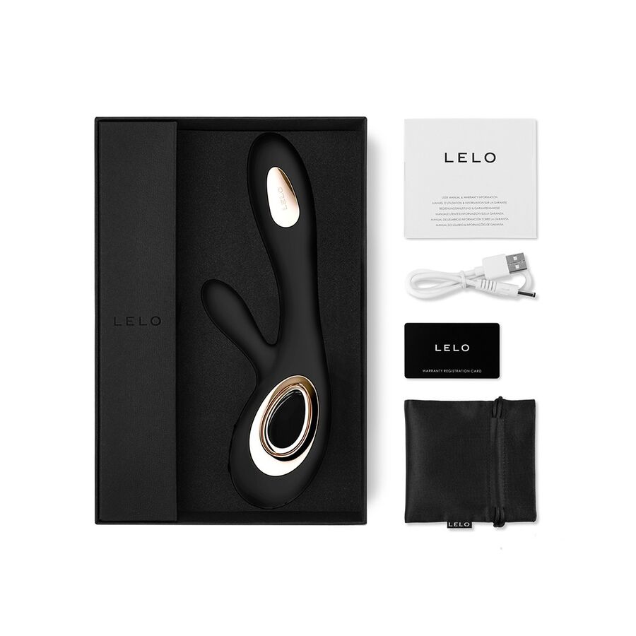LELO - SORAYA WAVE VIBRATOR RABBIT SCHWARZ