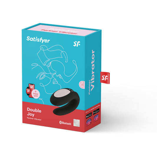 SATISFYER - DOPPELTE JOY-CON-APP SCHWARZ