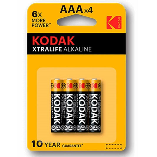 KODAK - XTRALIFE ALKALINE-BATTERIE AAA LR03 BLISTER * 4