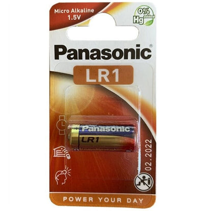 PANASONIC - ALKALINE-BATTERIE LR1 1,5 V BLISTER 1 PACK