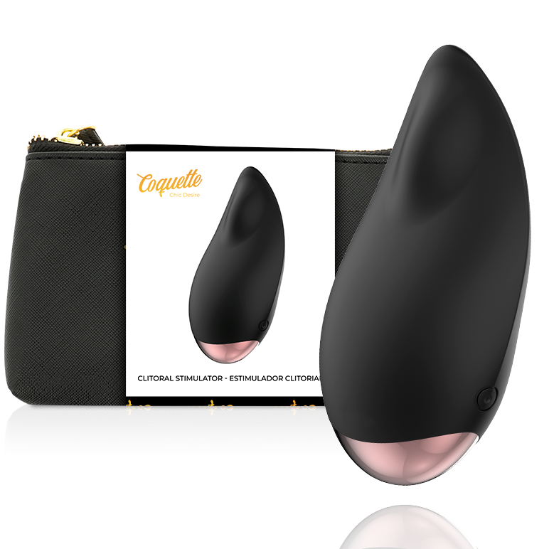 COQUETTE CHIC DESIRE - KLITORIENSTIMULATOR SCHWARZ / GOLD TROPFEN