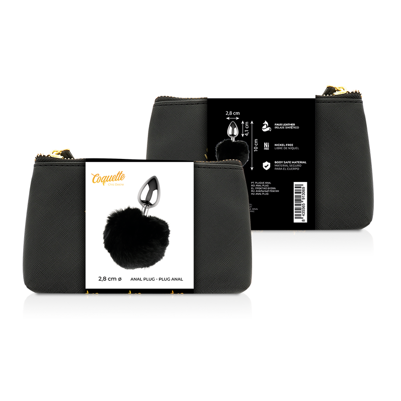 COQUETTE CHIC DESIRE - ANALPLUG METALL GRÖSSE L 2,8 X 4,1 CM