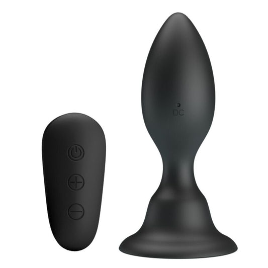 MR PLAY - ANAL PLUG MIT VIBRATION SCHWARZ FERNBEDIENUNG