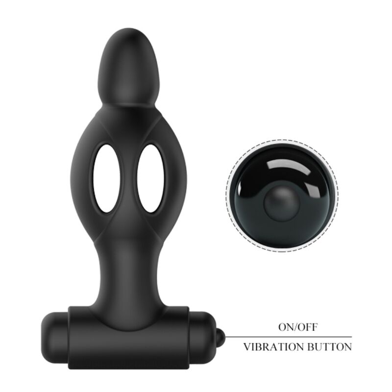MR PLAY - SILIKON-ANALPLUG MIT VIBRATION