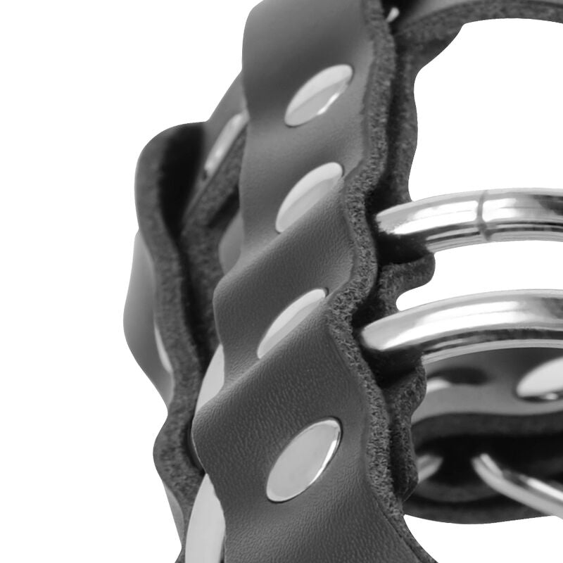 DARKNESS - KEUSCHHEITSKÄFIG AUS LEDER MIT SCHLOSS