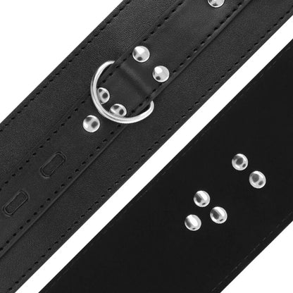 DARKNESS - SCHWARZE LEDERHANDSCHELLEN