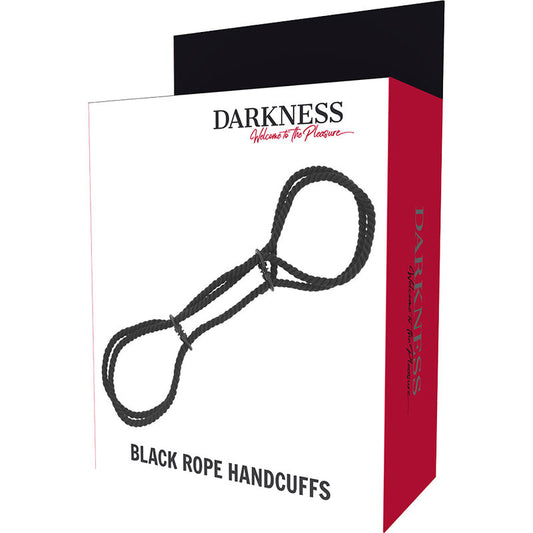 DARKNESS - 100% BAUMWOLLSEIL-HANDSCHELLEN ODER FUßSCHELLEN
