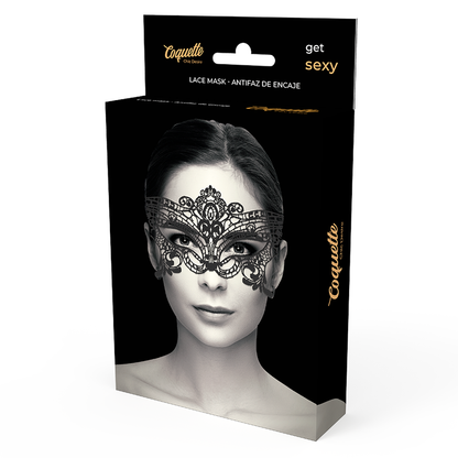 COQUETTE CHIC DESIRE - SPITZENMASKE SCHWARZ