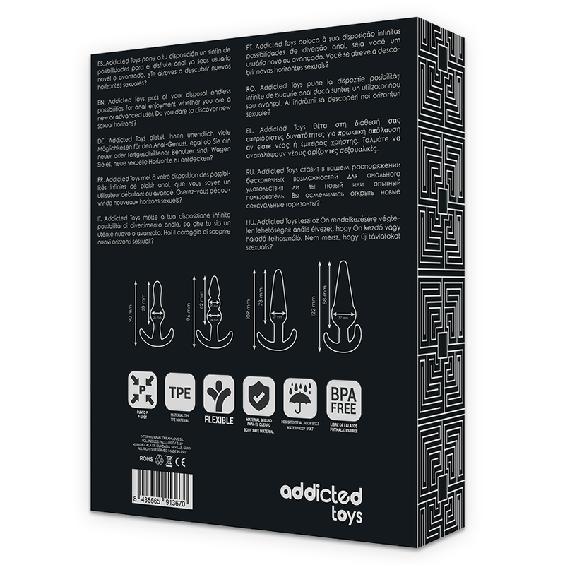 ADDICTED TOYS - SET 4 ANALPLUGS