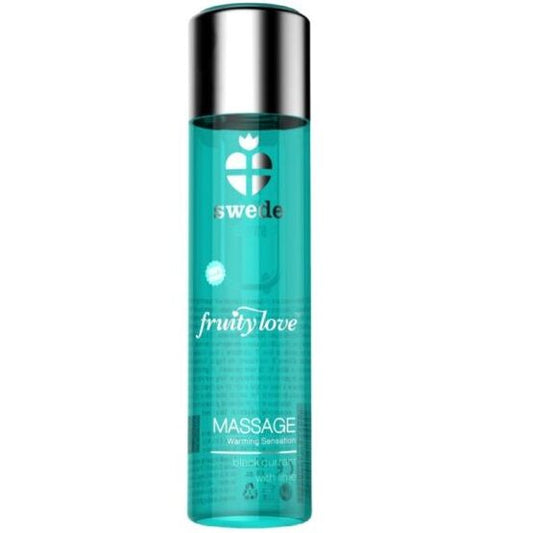 SWEDE - FRUITY LOVE WÄRMENDES MASSAGEÖL MIT SCHWARZER JOHANNISBEERE UND LIMETTE 60 ML