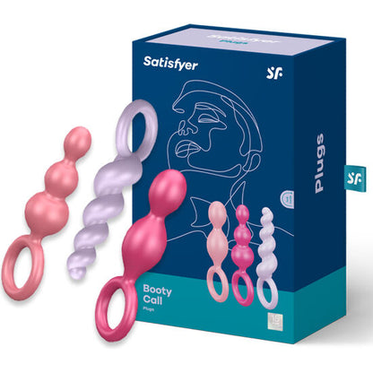 SATISFYER - ANAL PLUGS SET 3 STK. DREIFARBIG