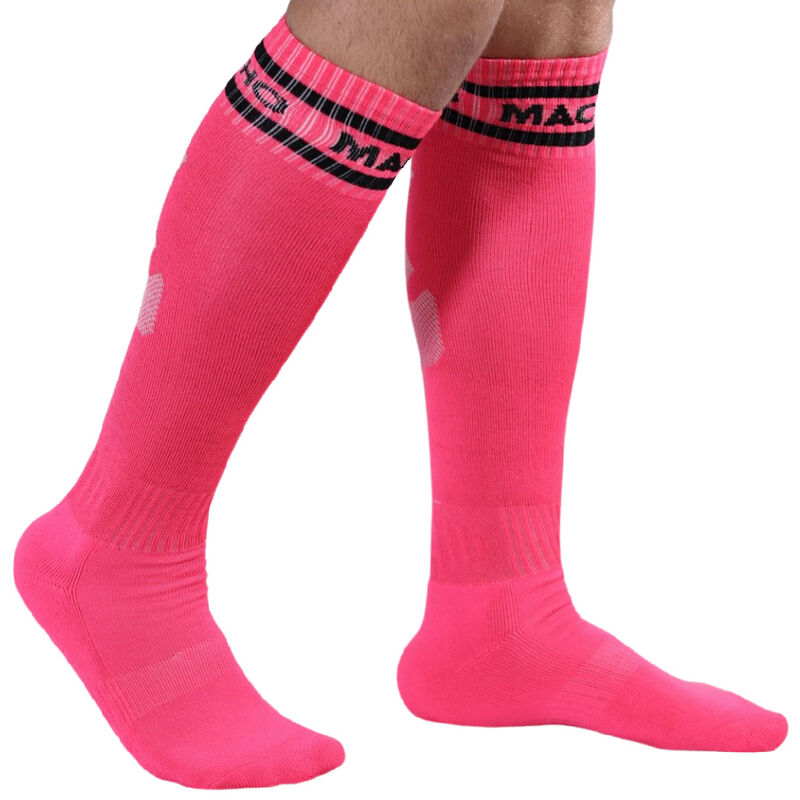 MACHO - LANGE SOCKEN EINHEITSGRÖSSE ROT