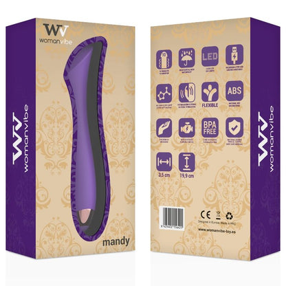 WOMANVIBE - MANDY "K" POINT SILIKON WIEDERAUFLADBARER VIBRATOR