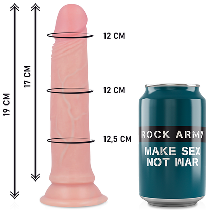 ROCKARMY - HARNESS + FLÜSSIGSILIKONDILDO PREMIUM AVENGER 19 CM -O- 3,98 CM