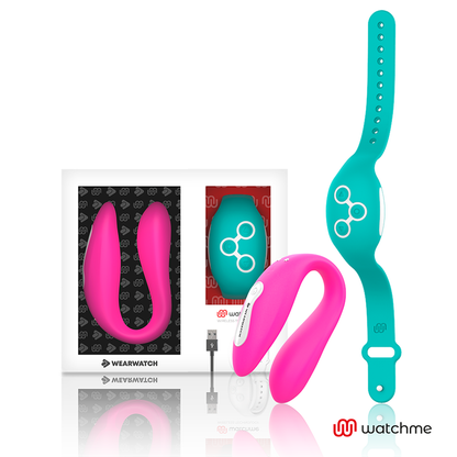 WEARWATCH - DUAL TECHNOLOGY WATCHME VIBRATOR FUCHSIA / MEERWASSER