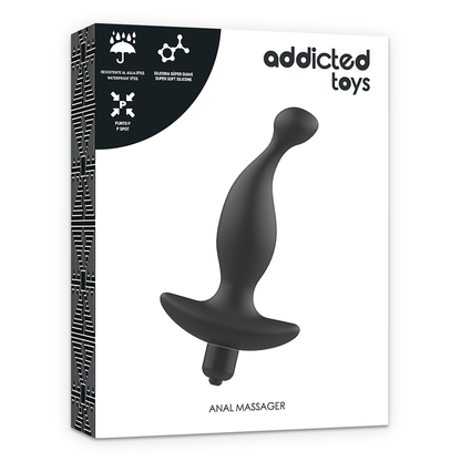 ADDICTED TOYS - ANAL MASSAGER MIT SCHWARZER VIBRATION MODELL 1