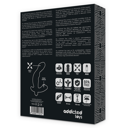 ADDICTED TOYS - ANALSTIMULATOR PROSTATA REALISTISCHER SILIKON-P-SPOT-VIBE